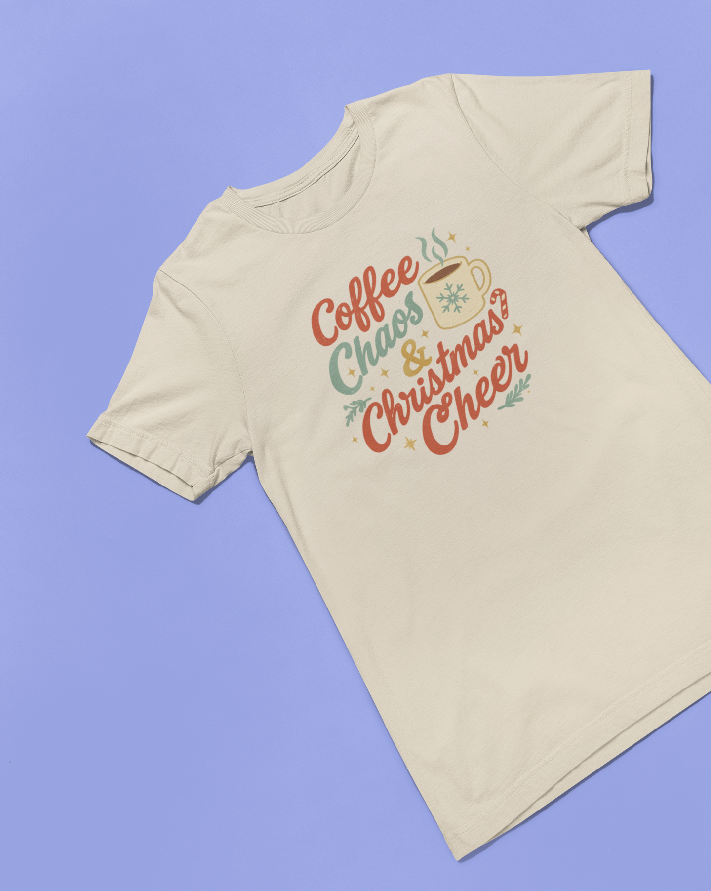 Coffee Chaos & Christmas Cheer T-Shirt